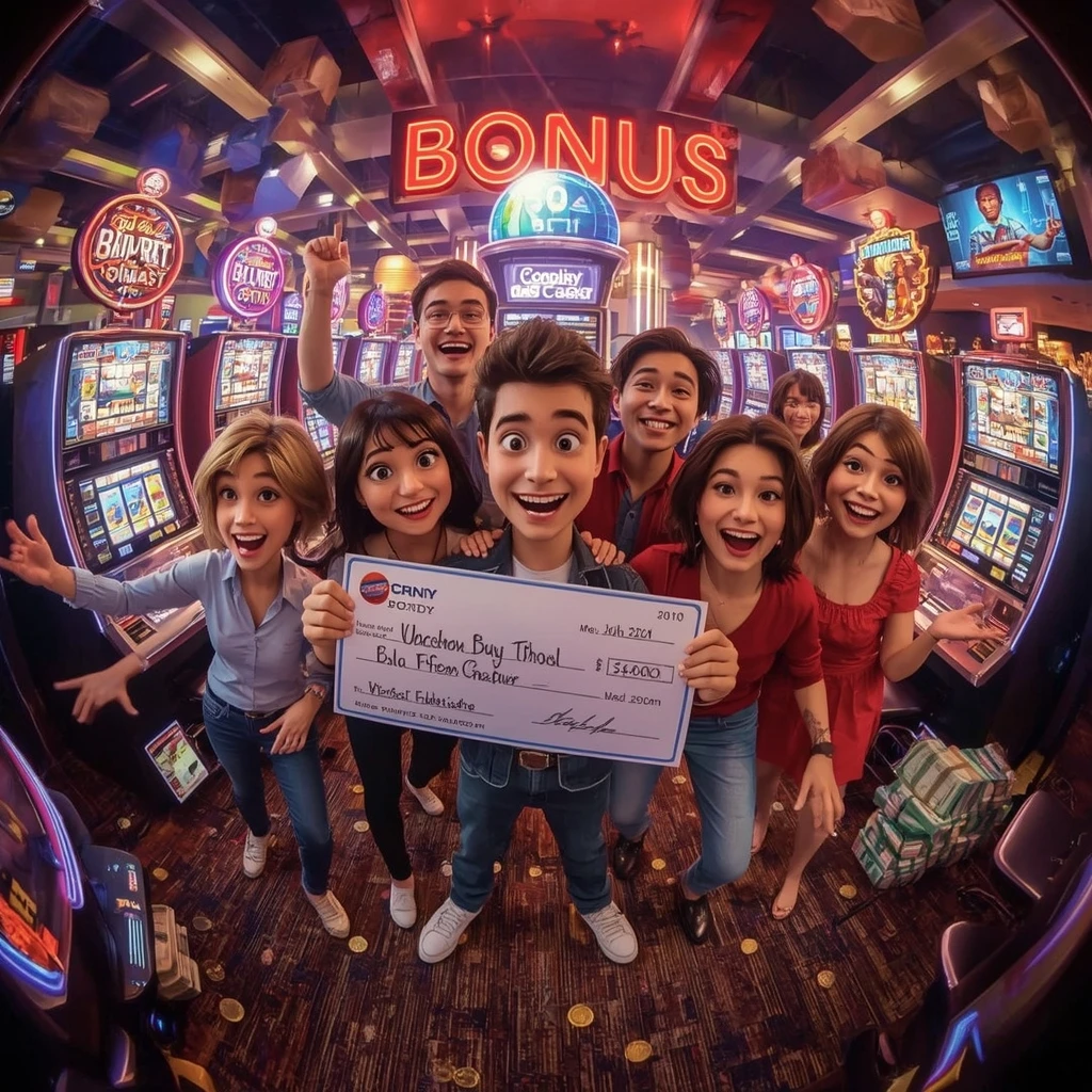 bonus in man's hands at 2699 Club Casino