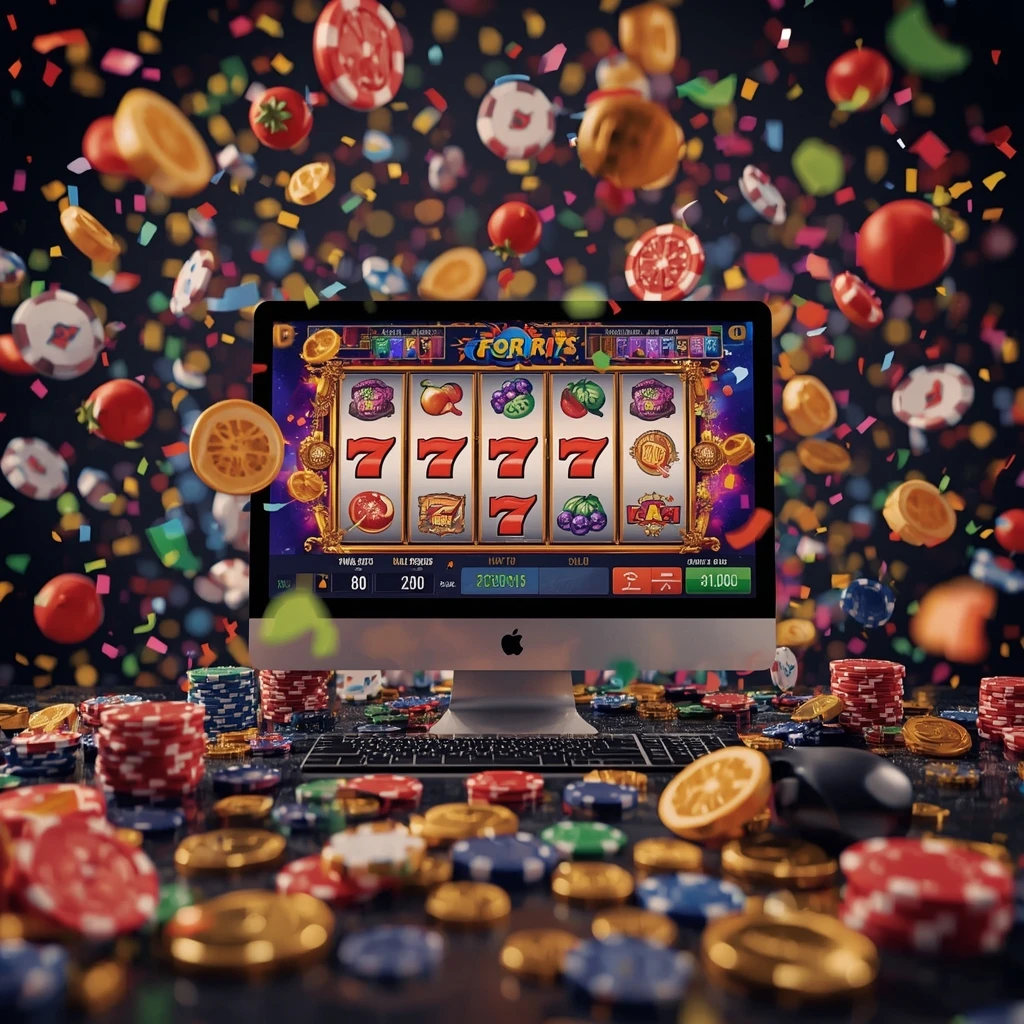 slot machines on the monitor 2699 CLUB CASINO