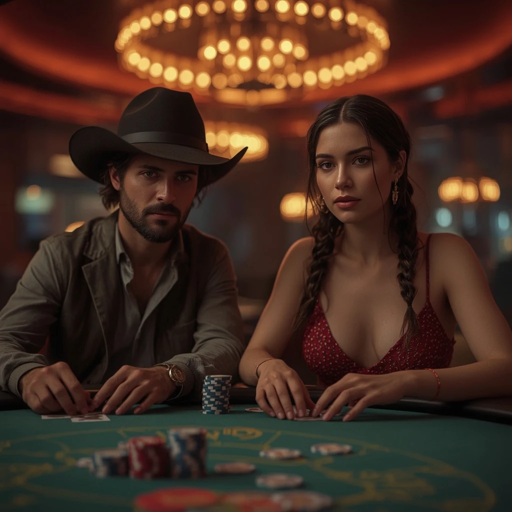 photo of two poker players 2699 Club Casino